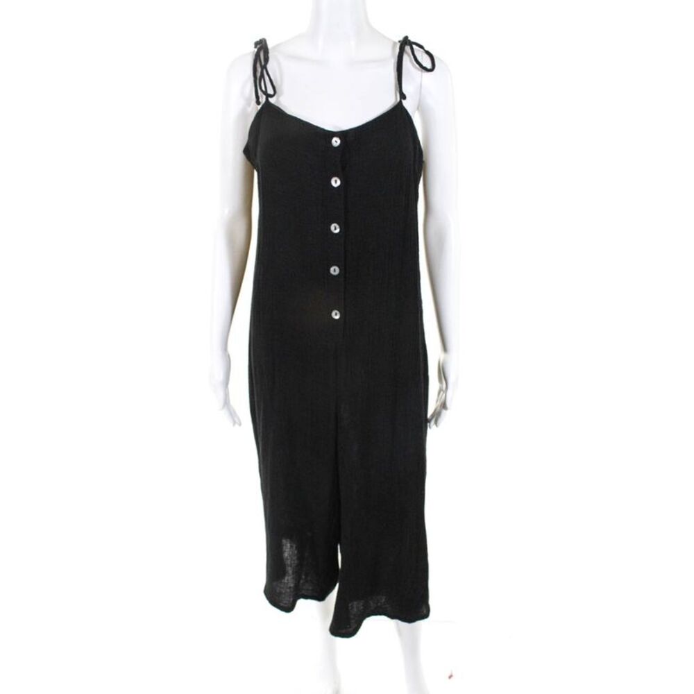 Bec & Bridge Womens Cropped Emilie Crop Leg Jumpsuit Black Size 10 10967230
